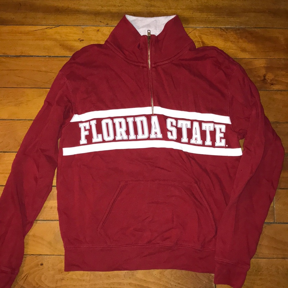 Pink Victoria’s Secret collegiate quarter zip